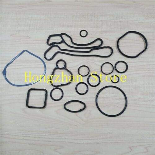 10sets/lot) Oil Cooler Gasket Cooling System Seal for for OPEL Astra Zafira Signum Vectra Chevrolet Aveo Cruze orlando Sonic