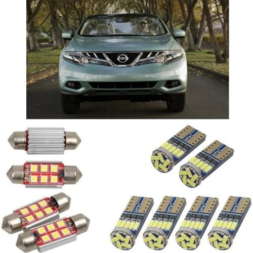 Superbright Interior led Car lights For Nissan murano 2 z51 nt400 cabstar f24f bulbs for cars dome map light 4pc