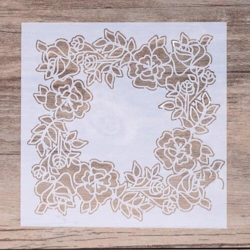 13 cm DIY Craft Flower Layering Stencils For Walls Painting Scrapbooking Stamping Stamps Album Decorative Embossing Paper Cards