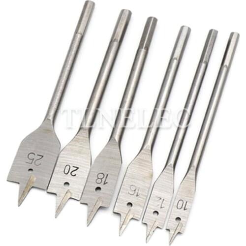 Three-point Woodworking Flat Drill Woodworking Drill Hexagon Handle Woodworking Hole Opener Set Wood Plank Hole Puncher