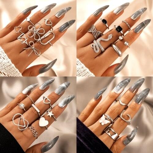 娅斯美娜 Women's Silver Rings