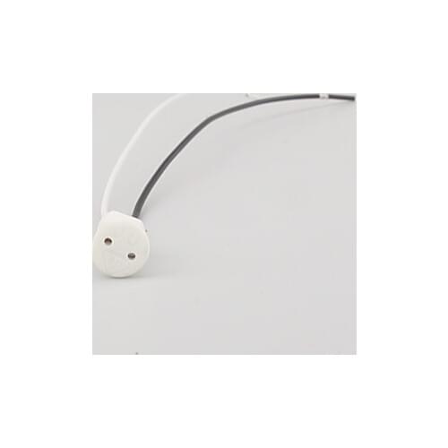 20pcs/lot G4 Socket LED Crystal Light Chandelier halogen Lamp Holder Base Ceramic Head Wire 20CM Connector