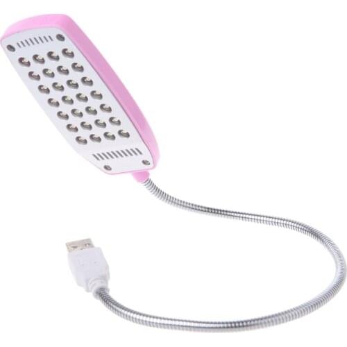 28 LED LED USB Mini Flexible Light Laptop Desktop PC Desk Reading with Button