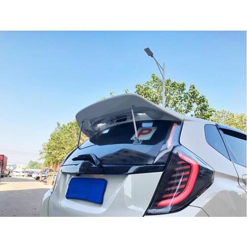 ABS Car Rear Wing Trunk Lip Spoilers JDM-Style For Honda JAZZ FIT GK5 2014 2015 2016 2017 2018
