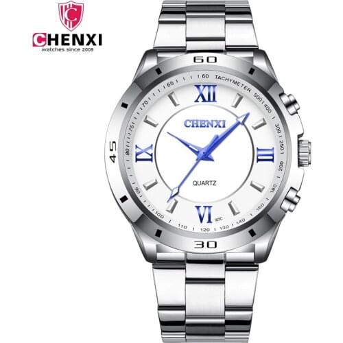 CHENXI 2018 New Watches Men Luxury Brand Full Steel Waterproof Quartz Clock Military Watches Sport Wristwatch Relogio Masculino