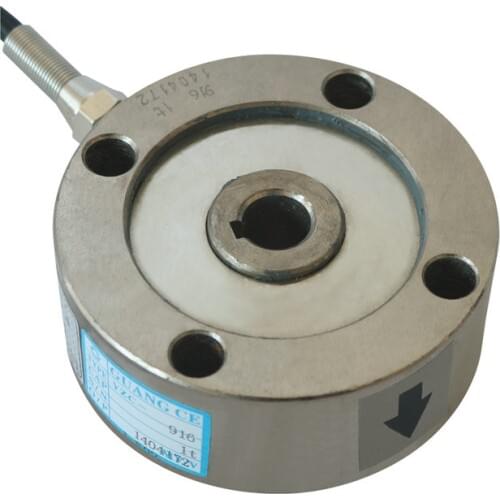 GUANGCE YZC-916 Wheel Shaped 500KG 1T 2T Tension and Compression Load Cell with Keyway