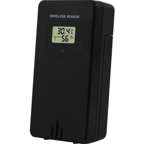 FanJu Wireless Sensor Temperature Humidity Meter Hygrometer Electronic Digital Thermometer In/Outdoor Used with Weather Stations