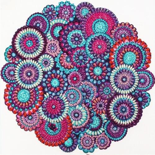 Mandala Flower 5D Special Shaped Rhinestone Crystal DIY Diamond Painting