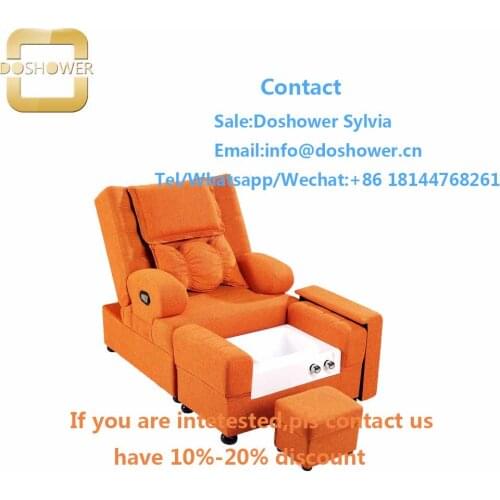 Recliner chair sofa with foot spa bath massager for spa chair pedicure sofa