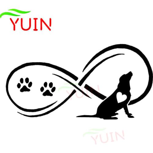 Labrador Dog Creative Cartoon Car Sticker Fashion Cars Accessories Body Window Decoration High Quality Sunscreen Exquisite Decal