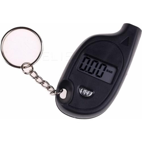 Mini Keychain LCD Digital Car Tyre Air Pressure Gauge Auto Motorcycle Test For Car Tyre Meter Tester Tool For Auto