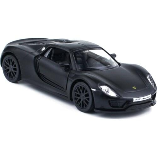 Porsche 918 1/36 Metal Vehicle Diecast Pull Back Cars Model Toys for Boy Collection Xmas Gift Office Home Decoration