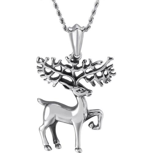 Fashion jewelry small elk Cute Christmas pendant deer male and female accessories