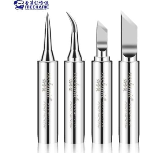MECHANIC 900M-T Lead-Free Solder Iron Tip Pure Copper Electric Welding Head BGA Soldering Tools for 935/936/937 Rework Station
