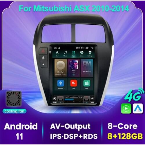 Navifly 9.7''6G 128G Android 11 Car Radio Stereo Video Player Navigation GPS For Mitsubishi ASX 2010 -2017 4GLTE DSP Cooling fan