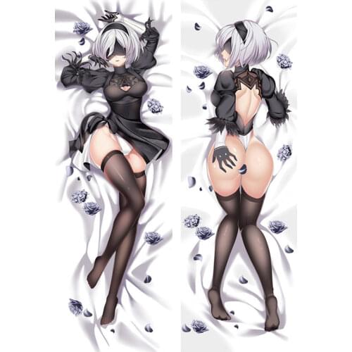 Anime Game NieR:Automata pillow Covers YoRHa No. 2 Type B 2B 9S Pillow case Sexy Girl 3D Two-sided Bedding Hugging Body pillow