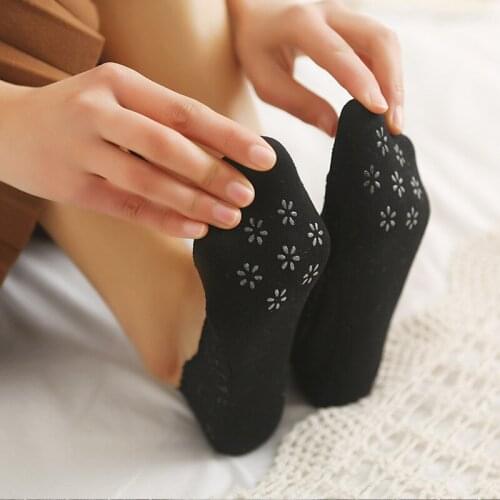 Boat socks womens silicone anti-skid socks cotton retro lace boat socks shallow mouth invisible womens socks Flat shoes socks