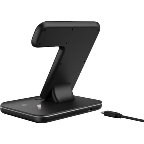 The new Z5 three-in-one wireless charger is suitable for Apple mobile phone watch headset multi-function 15W fast charging