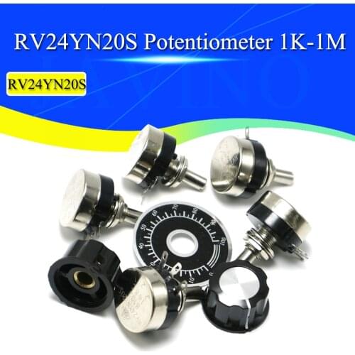 Speed control switch RV24YN20S Potentiometer 101 102 B103 104 105 201 202 203 204 5K 10K 100K 500K 200K 100ohm Knob switch