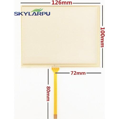 Skylarpu New 5.6 inch 126*100mm Touch screen panels for AT056TN52 V.3 industrial Touch panel Digitizer Glass Replacement
