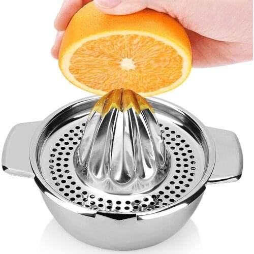 Thickened Stainless Steel Manual Orange Lemon Fruit Juicer Squeezers Reamers Pressing Machine