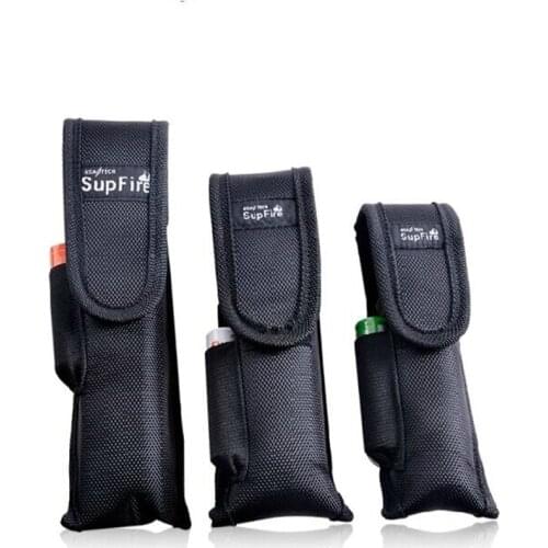 Thickened Soft Nylon Led Flashlight Carry Case sleeve Pouch Torch cover Battery place Portable waistband bag for ourdoor tools8