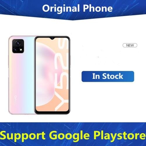 In Stock Vivo Y52S 5G Smart Phone 5000mAh 18W Charger 6.44" 90HZ Fingerprint Dimensity 720 Face ID Android 10.0 Dual Sim