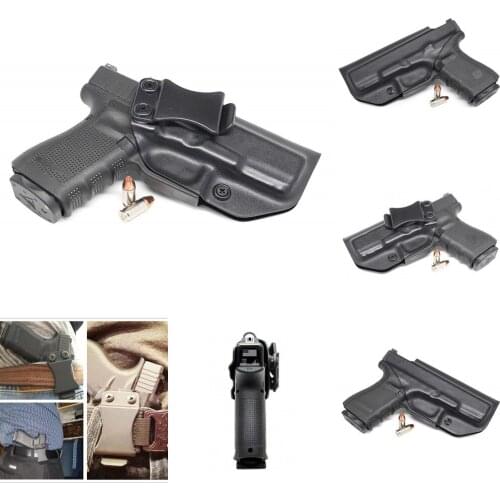 Inside The Waistband IWB Kydex Holster Custom Fit For Glock 19 23 32 Gen1-5 Concealed Carry Guns Pistol Case kydex belt clip