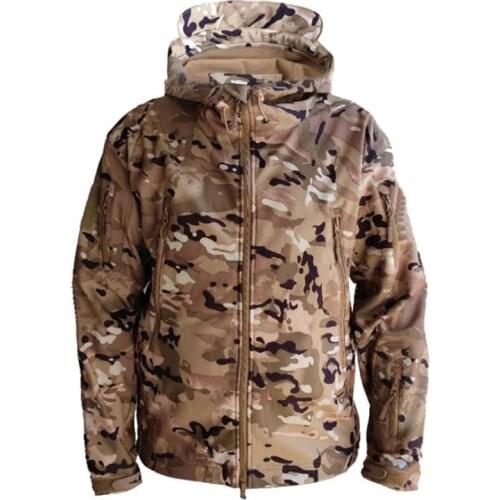 Waterproof Winter Mens Outdoor Jacket Tactical Coat Soft Shell Military Jackets