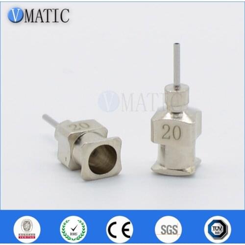 High Quality 12Pcs High Precision All Metal Tips 20G 1/4 Inch Tubing Length Blunt Stainless Steel Needles Syringe Needle Tips