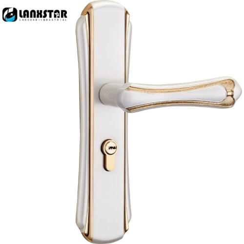 Top Quality Security Entry Doors Mortise Lever Lockset Silent Lock-Core Door Handle Lock