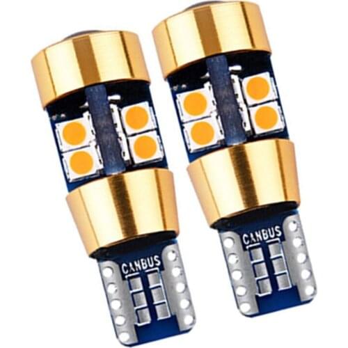 WTS 10pcs T10 W5W Car Bulbs Instrument Lights 168 194 Canbus Turn Signal Auto Clearance lamp 6000k white for toyota