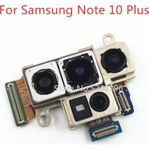 Back Rear big Main Camera Module Flex Cable For Samsung Galaxy Note 10 Plus Note10+ N975F N975U Flex Cable Camera Bar Replace