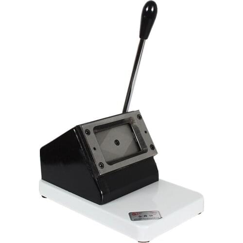 129 manual pvc card cutter punch card machine membership card cutting 86MM*54MM round angle / right angle card cutting machine