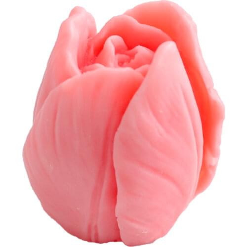 3D Tulip Candle Mold Handmade DIY Flower Soap Silicone Mold Chocolate Cake Mold Silicone Mold Soap Forms Soap Making Supplies