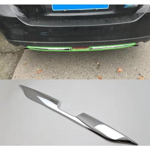 Car Accessories Exterior Decoration ABS Chrome Rear Bumper Skid Molding Cover Trim For Nissan Altima 2016 Car Styling