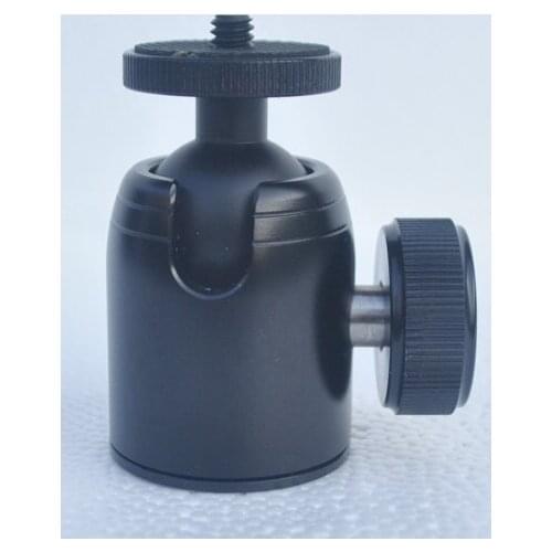 Aluminum Pan tilted head 360 degree Swivel Mini Ball Head Small with 1/4" Screw Mount for DSLR Camera Tripod Monopod Stand