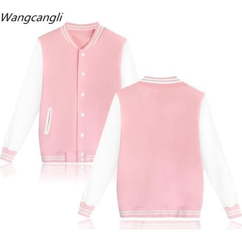 Solid Color spring autumn Jackets baseball clothing fashion uniform coat streetwear Hoodies harajuku Sweatshirt bomber Jacket