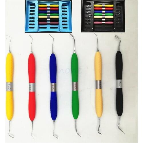 CT1-CT7 Dental Composite Resin Filling Spatula Aesthetic Restoration Filler Set Tool