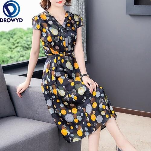 DROWYD Summer Silk Dresses