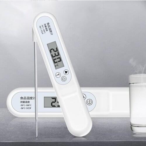 Electronic Digital Foldable Food/Water BBQ Thermometer High-precision Household Thermometer Measuring Baby Bath Water