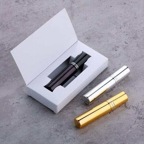 50 Pcs/Lot 10ml Spray Perfume Bottle With Packing Box Atomizer Empty Bottle Portable Travel Gift Cosmetic Container