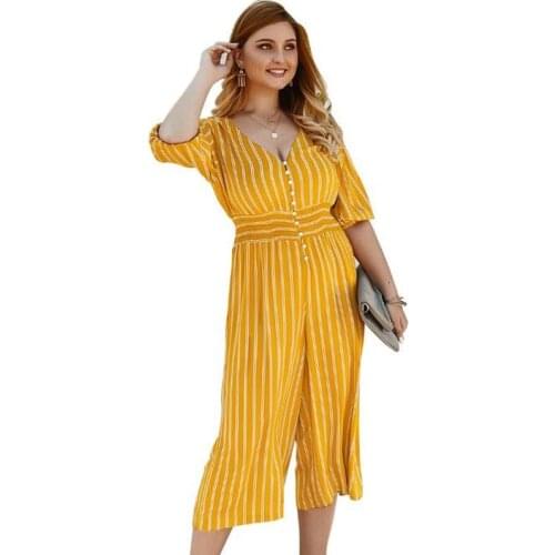 Overall Casual Rompers Sleeveless V-Neck Belt Slim Plus Size Jumpsuit Linen Long Playsuit Sexy Bodysuit mono mujer verano CL117