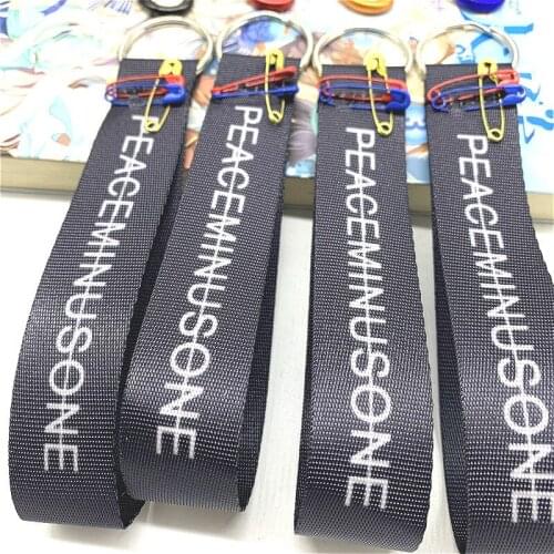 KPOP 1PCS GD G-Dragon Peaceminusone Daisy Keychain Necklace Soft Glue Pendant Fans Collection Gifts