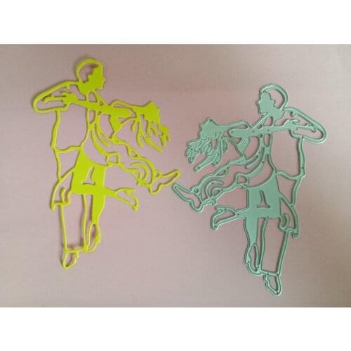 Man & woman dancing border Metal Cutting Dies Stencil for DIY Scrapbooking Photo Album Paper Card Decorative Craft Die cuts New