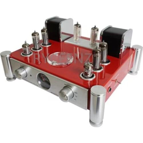 New Meixing Mingda MC84-C II Vacuum Tube Integrated Amplifier Headphone Power Amp With USB input EL84*4 Remote Control