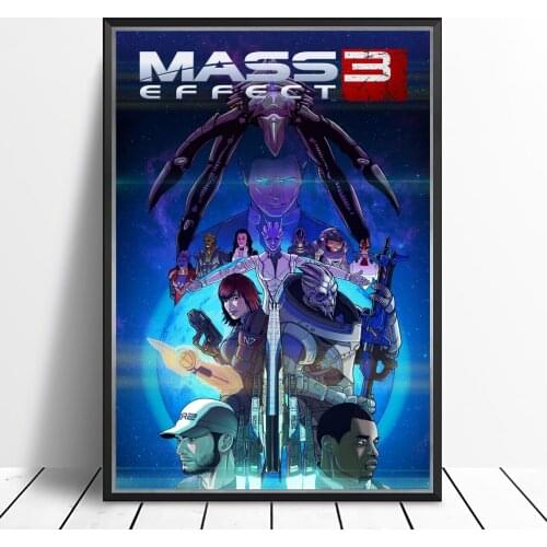 Mass Effect 3 Anime Video Game Canvas Poster Home Wall Painting Decoration (No Frame)