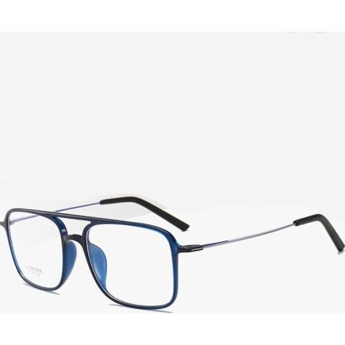 KJDCHD Vintage Glasses Woman Man Double Bridge Retro Eyeglasses Lightweight Optical Glasses Frame Unisex Fashion Eyewear Quality