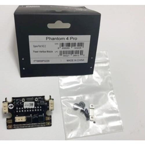 Original DJI Phantom 4 Pro Power Interface Board Module Port with Screws Mounting Piece Part 2 Aircraft Drone Replacement