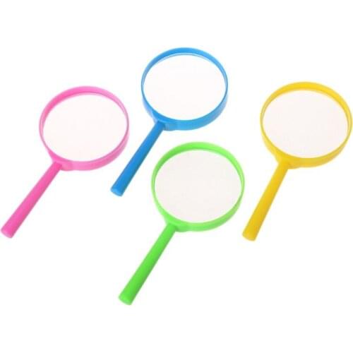 Portable Handheld Magnifier 60mm 3X Magnifying Loupe Reading Glass Lens Kids Toy 37MB